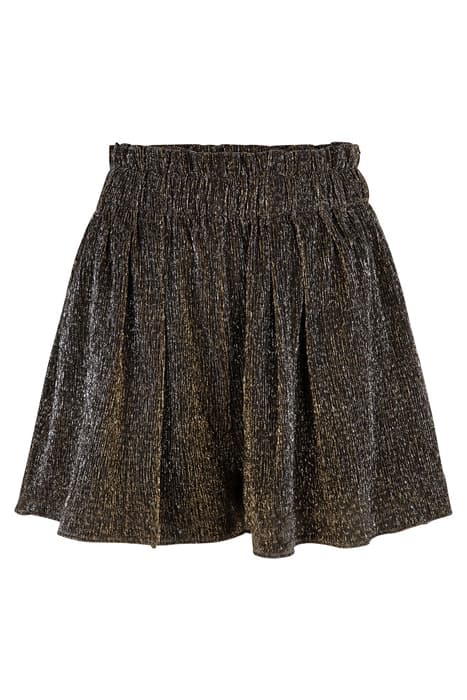 QUANT PLISSÉ LUREX SHORTS GOLD by Dante6