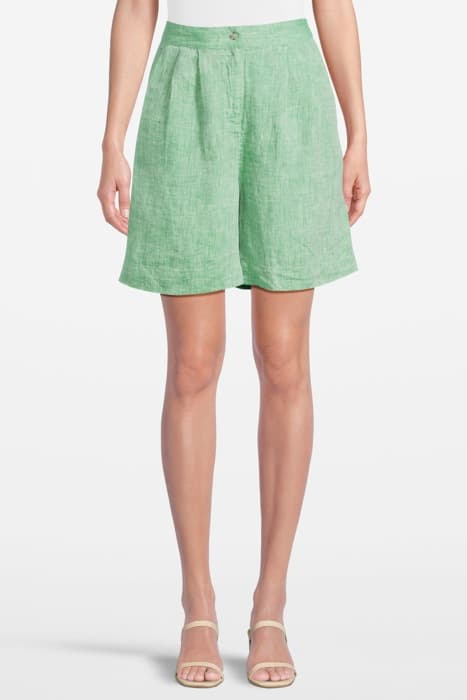 LINEN PLEATED PULL O BOTANICAL GREEN by Tommy Hilfiger