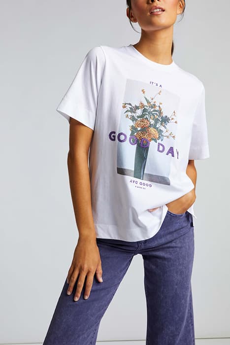 T-SHIRT GOOD DAY WHITE by Rich & Royal