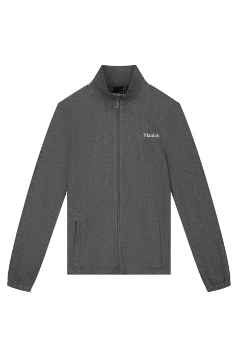 SMALL LOGO TECH JACKET DARK GREY MELANGE by NIK & NIK