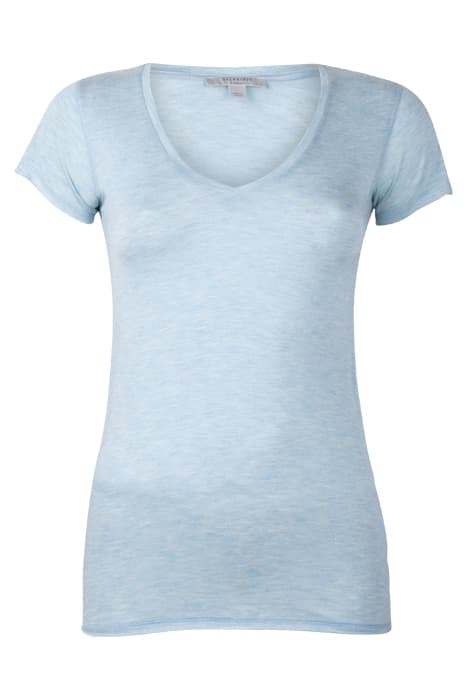 EMELYN SHIMMER TEE SEASPRAY BLUE by AllSaints