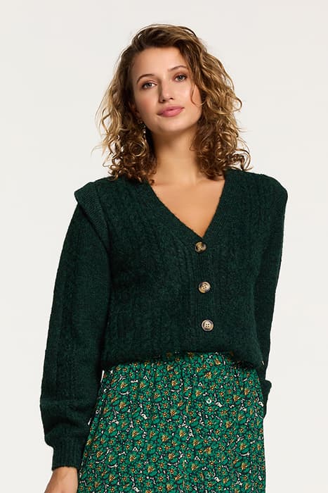 ASPEN CARDIGAN RAIN GREEN by Shiwi