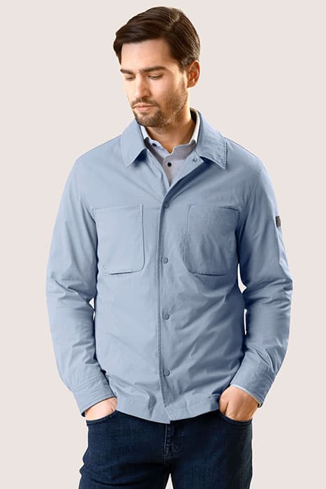 LEGGERI OVERSHIRT GREY BLUE GREY BLUE by Cavallaro Napoli