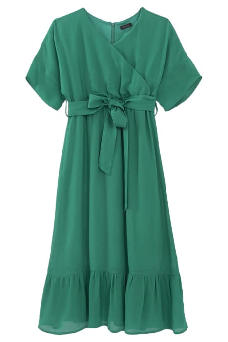 GIRL’S LONG EMERALD DRESS WITH SIDE TIE by IKKS