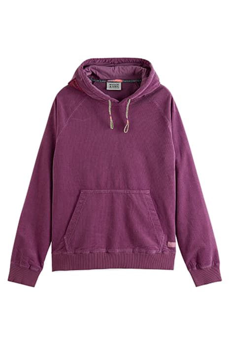 SOFT CORDUROY HOODIE DAHLIA by Scotch & Soda