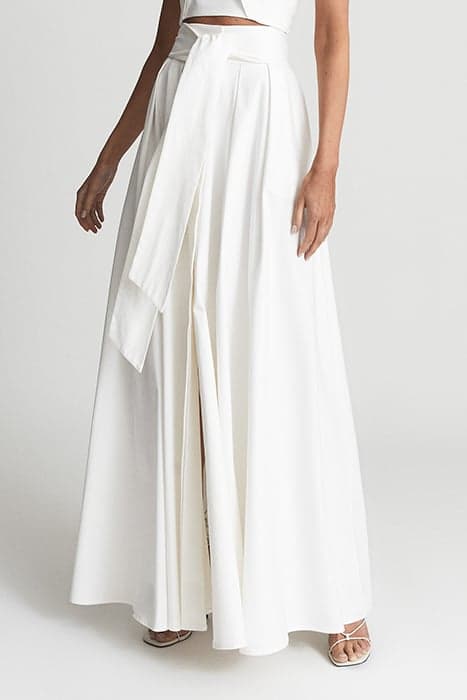 GIGI-OCCASION CO ORD SKIR WHITE by Reiss