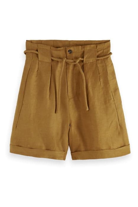 HIGH RISE BELTED SHORTS COCONUT SHELL by Scotch & Soda