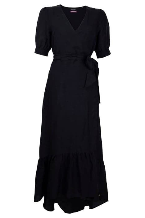 MAXI DRESS WITH V-NECK BLACK by Scotch & Soda