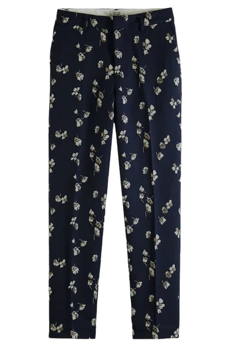 LOWRY - MID-RISE SLIM JACQUARD FLORAL TROUSERS TULIPS by Scotch & Soda