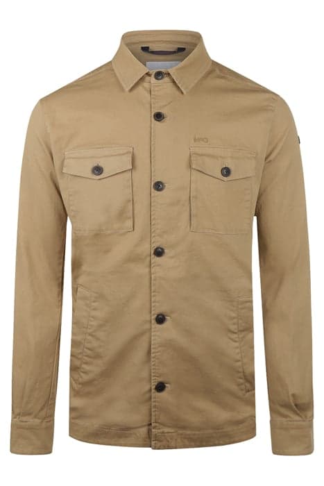 COTTON SHIRT JACKET SAND by McGregor