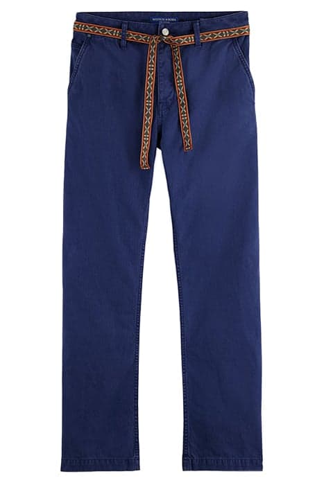 THE VERVE WORKWEAR PANT IN WASHED AND PATCHED ORGANIC COTTON by Scotch & Soda