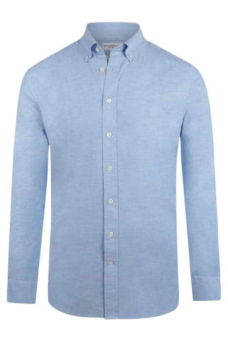 STRETCH OXFORD SHIRT LIGHT BLUE by McGregor