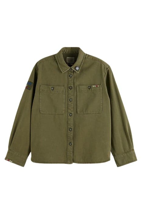 MILITARY SHIRT ARMY GREEN by Scotch & Soda