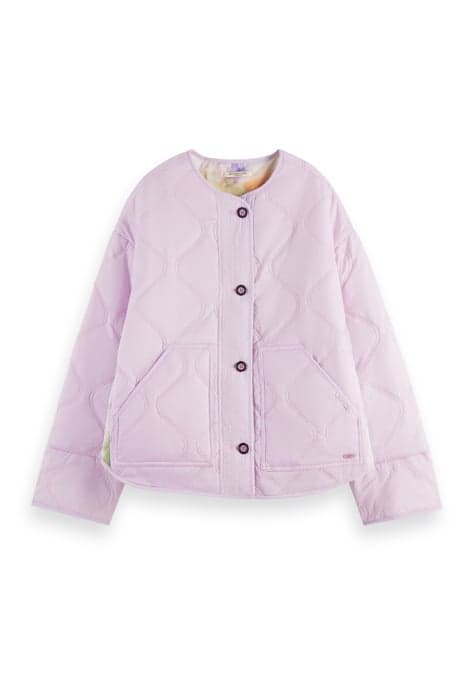 QUILTED REVERSIBLE COAT LAVENDER by Scotch & Soda