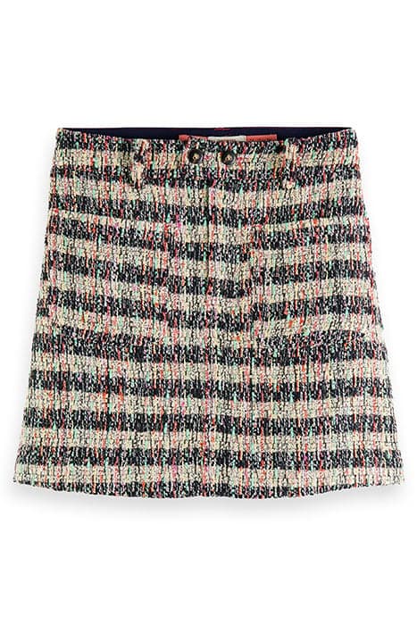 SHORT LENGTH SKIRT IN SPECIAL TWEED FABRIC COMBO T by Scotch & Soda