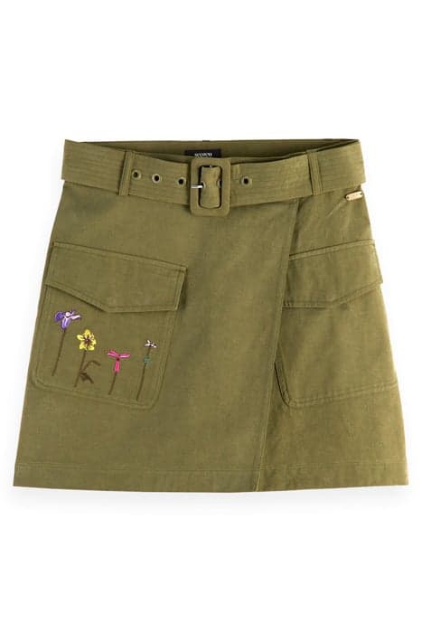 PARKA SKIRT ARMY GREEN by Scotch & Soda