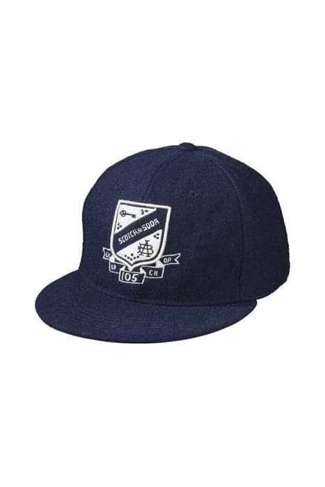 WOOL HERALDIC CAP NIGHT by Scotch & Soda