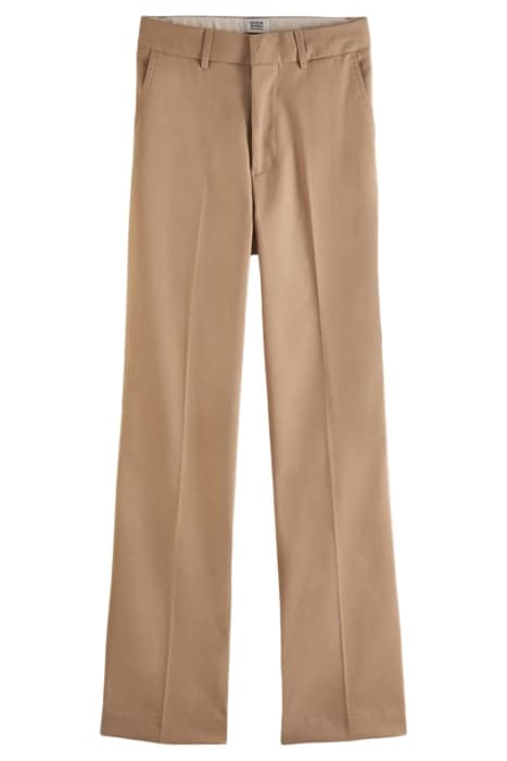 HAILEY - HIGH RISE STRAIGHT LEG TROUSERS SAND by Scotch & Soda