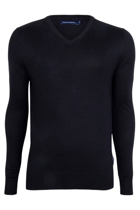 V-NECK KNIT JUMPER BLACK by French Connection