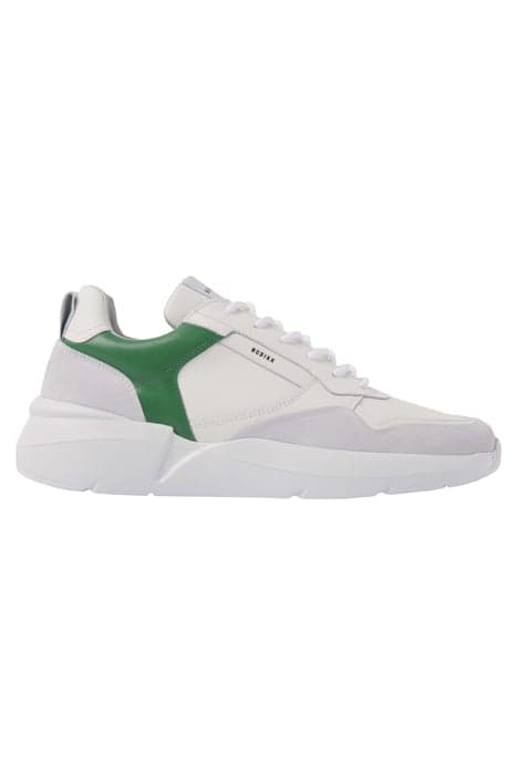 ROQUE ROAD WAVE (M) WHITE LEATHER - GREEN by Nubikk