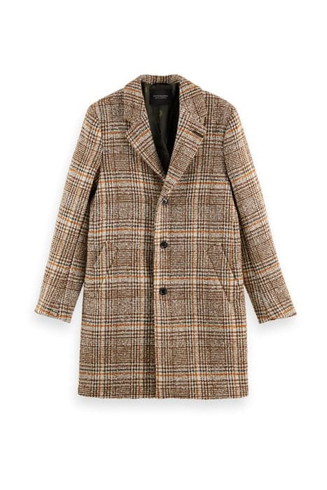 SINGLE-BREASTED WOOL-BLEND OVERCOAT COMBO A by Scotch & Soda