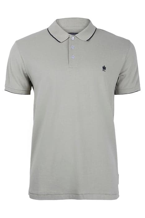 TIPPED PIQUE POLO NEW SAGE / MARINE by French Connection