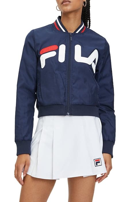 LARKANA LOGO BOMBER JACKET BLACK IRIS by FILA