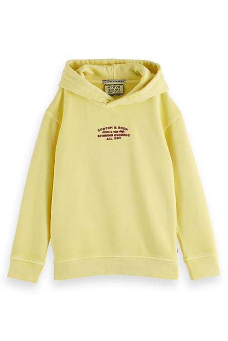 RELAXED FIT ARTWORK HOODIE IN ORGANIC COTTON GLOW by Scotch & Soda