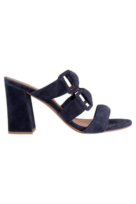 NIGHT APPROACH DARK BLUE SUEDE by BY FAR