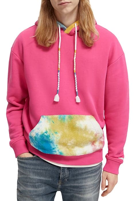 TOWELLING POCKET HOODIE MYSTIC PINK by Scotch & Soda