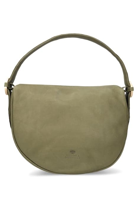 FRB0405 SHOULDERBAG SOFT GRAIN LEATHER OLIVE by Fred de la Bretoniere