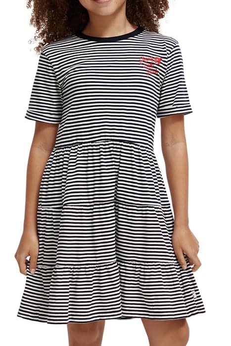 YARN-DYED STRIPE JERSEY DRESS STRIPE by Scotch & Soda