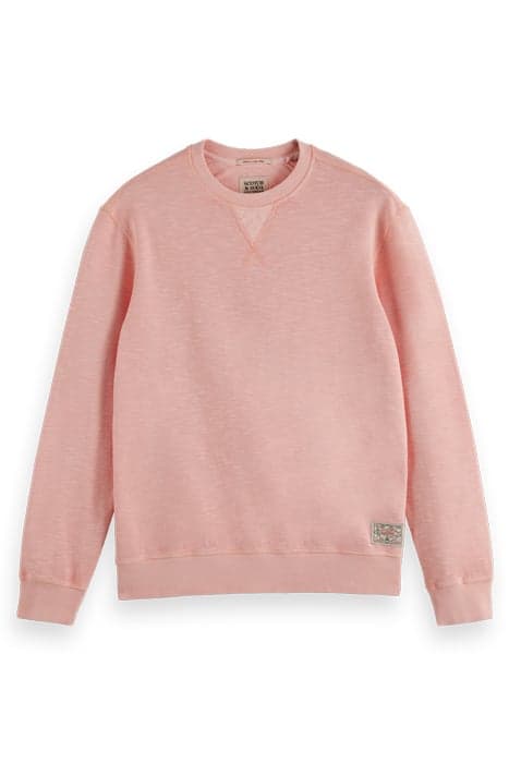 REGULAR FIT GARMENT DYED SWEATSHIRT PINK DANCER by Scotch & Soda