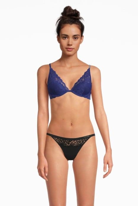 LIGHTLY LINED PLUNGE SPACE BLUE by Calvin Klein