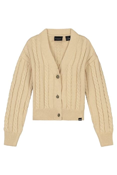 SACHA CARDIGAN BEIGE by NIK & NIK