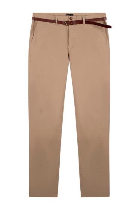 ESSENTIALS-STUART SLIM FIT COTTON/ELASTAN GARMENT DYED CHINO by Scotch & Soda