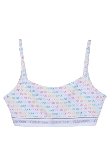 UNLINED BRALETTE MINI CK1 LOGO_PRIDE by Calvin Klein