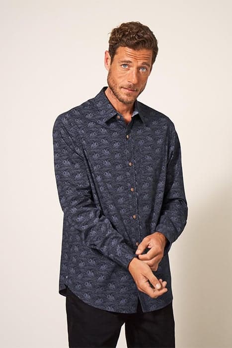 DUCK PRINTED SHIRT DARK NAVY by White Stuff