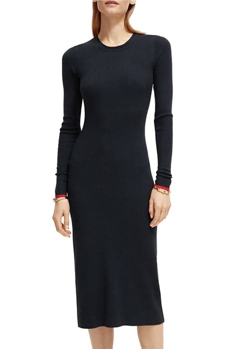 SKINNY RIB KNITTED DRESS NIGHT by Scotch & Soda