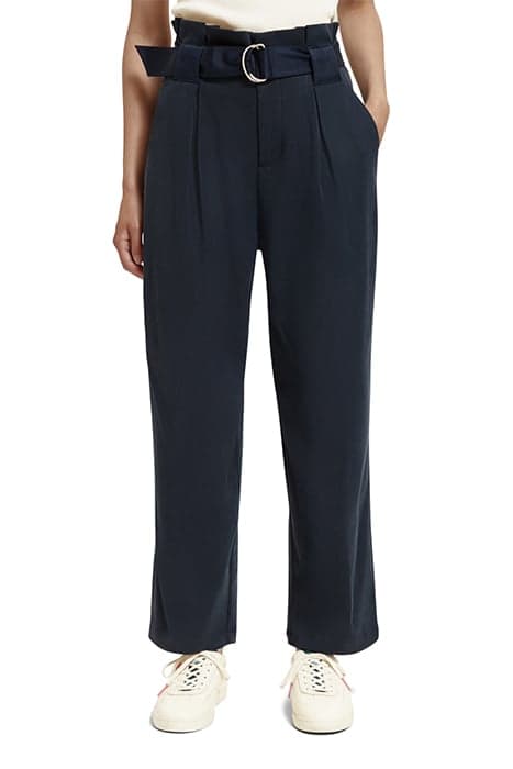 DAISY - HIGH RISE STRAIGHT LEG PAPER BAG PANT NIGHT by Scotch & Soda