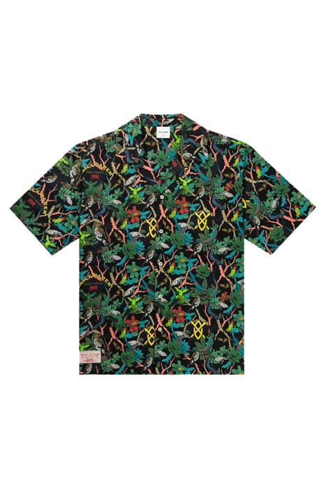 GREEN BLACK YELLOW POVAN SHIRT GREEN/BLACK/YELLOW by Daily Paper