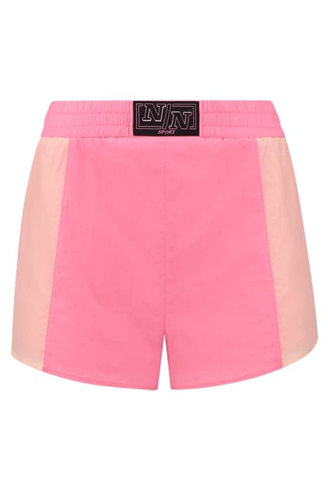 COLORBLOCK SPORT SHORTS DARK PINK by NIKKIE