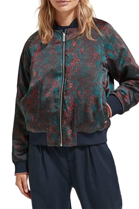 REVERSIBLE BOMBER JACKET SNAKE by Scotch & Soda