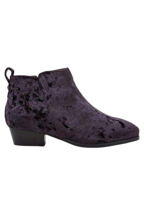 WILLOW VELVET ANKLE BOOT DARK GREY by White Stuff