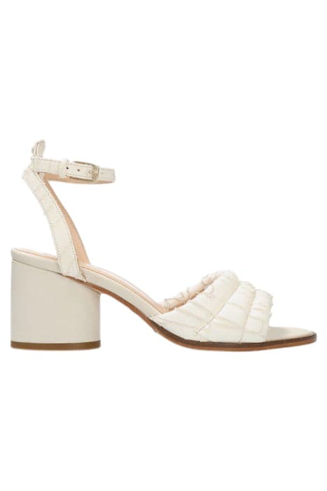 FRS1418 SANDAL CUTTED NAPPA LEATHER OFFWHITE by Fred de la Bretoniere