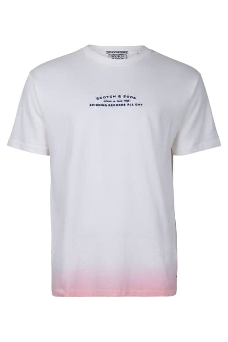 RECORD STORE ARTWORK T-SHIRT WHITE by Scotch & Soda