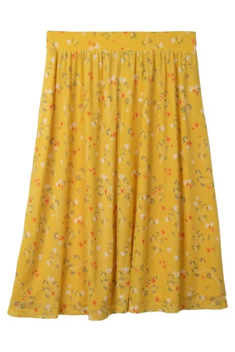 SKIRT SHORT RED LABEL YELLOW AOP by s. Oliver