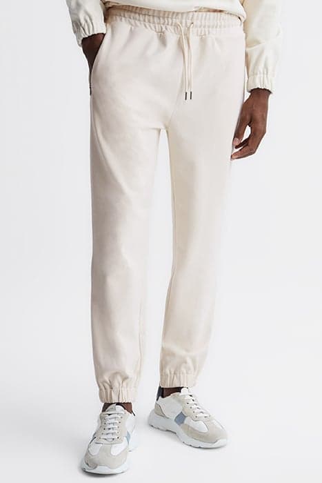 BEAR-MICRO FLEECE JOGGER IVORY by Reiss