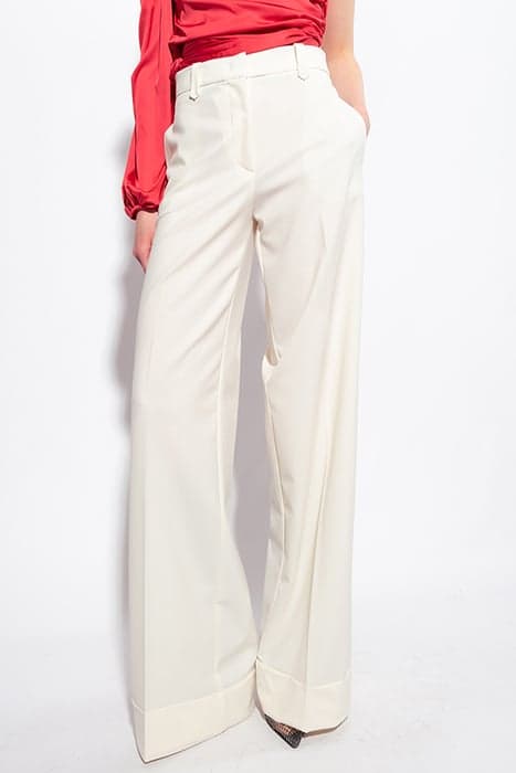 PRUDENTE PANTALONE TELA LANA VANILLA ICE-CREAM by PINKO