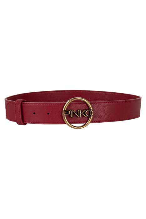 YANN BELT H CM 4 DOLLARINO PU POMPEIAN RED by PINKO